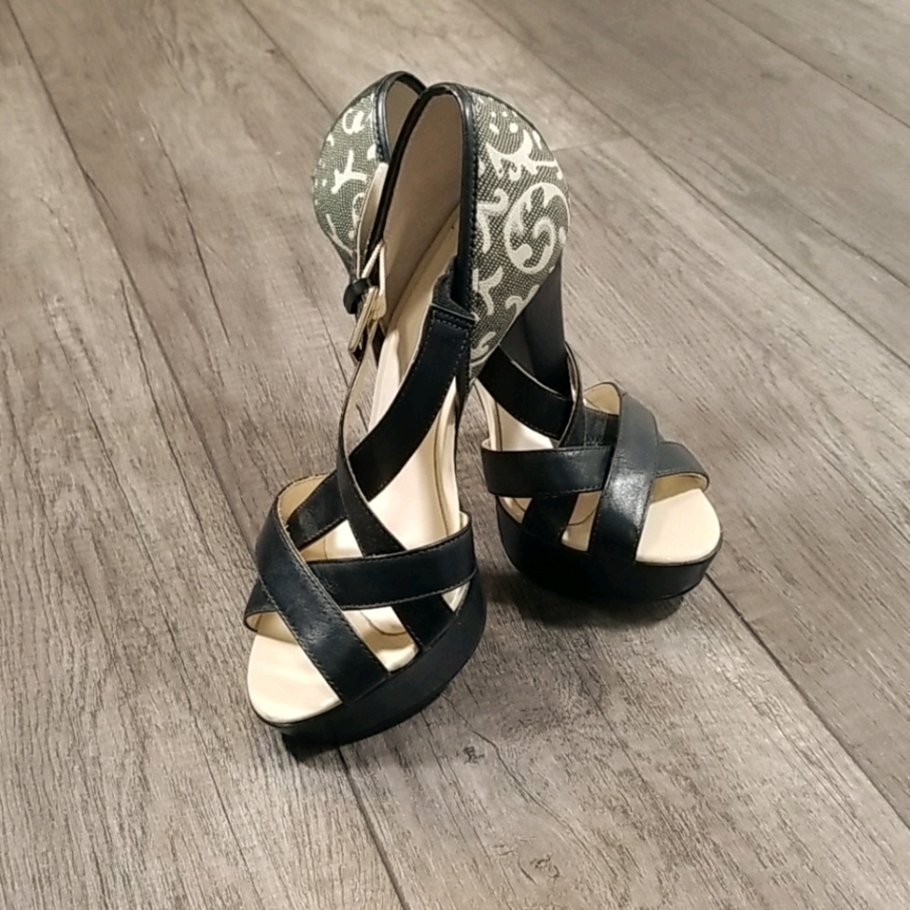 3i by Jorge Bischoff Strapy Platform Heels Size 5 Made in Brazil